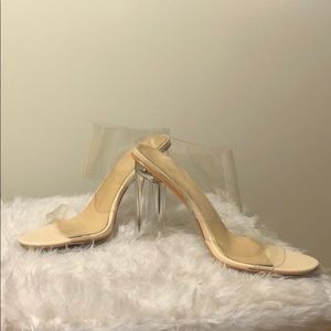 PrettyLittleThing Clear Heel 7